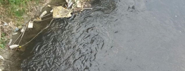 Fier, uzina e naftës në Ballsh<br />shkakton ndotje në lumin Gjanica<br>
