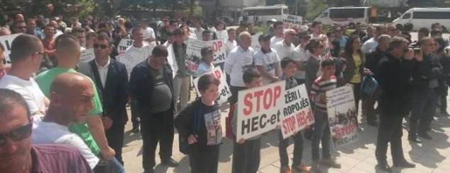 Valbonë, banorët nesër protestë<br />kundër ndërtimit të HEC-eve<br>
