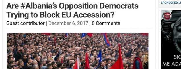 Media e Brukselit: PD përpjekje për<br />të bllokuar anëtarësimin në BE?<br>
