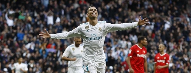 Real Madrid manita Sevillas,dy<br />gola nga Ronaldo, fiton Bayern<br>
