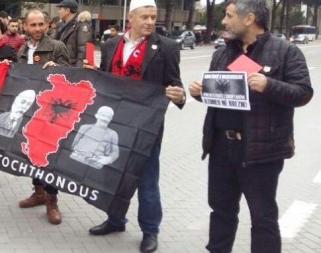 Protest&euml; n&euml; Burrel: Greqis&euml; t&euml;<br />mos i falet &ldquo;asnj&euml; p&euml;ll&euml;mb&euml; det&rdquo;<br>
