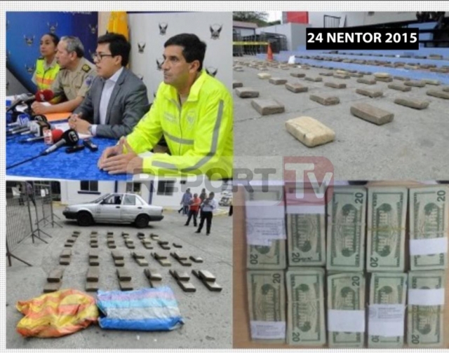 Kokaina,linja Ekuador-Shqipëri<br />4 aksione në 3 vite u kap 317 kg<br /><br>
