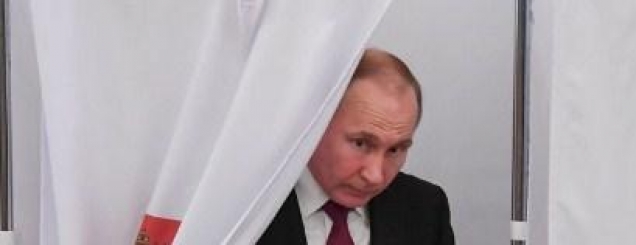 Rusi, ExitPoll:Putin fiton<br />mandatin e 4 me 70% të votave<br>
