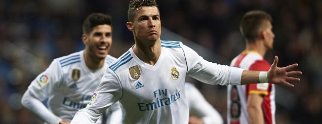 Ronaldo poker në goleadën e Realit,<br />Barca shkëputet, humbet Atletico<br>
