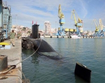 Durrës, mbërrin për vizitë<br />nëndetësja turke “Gyr