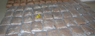 Gjirokastër, kapen 160 kg <br />drogë u ble në Lazarat|