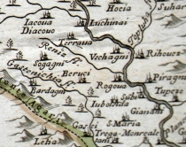 Harta e rrallë, shfaqet për herë<br />të parë toponimi Terana