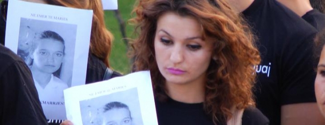 Vrasja e Marias, Tirana <br />proteston ndaj gjakmarrjes