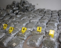 Kavajë, kapen me 100 kg drogë <br />arrestohen 3 persona, 1 në kërkim