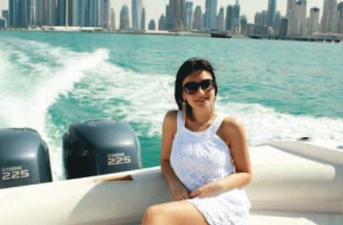 Zëdhënësja e Olldashit, Arminda <br />Qylafku, relaksohet në Dubai
