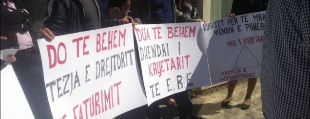 Ish-punonjësit e CEZ në protestë:<br />Na pushuan pa asnjë arsye
