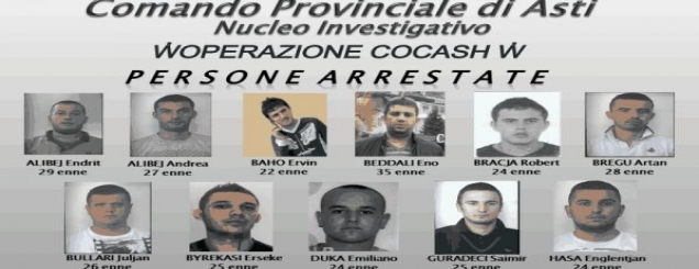 Itali, shkatërrohet banda e<br />kokainës, kapen 14 shqiptarë