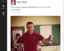 Deputeti i Kosovës, Arben<br />Gashi voton në Shqipëri