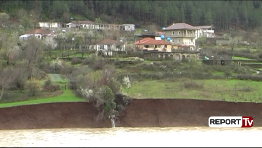 Erozioni nga lumi Fan, rrezikon banesat në fshatin Rreth i Epërm