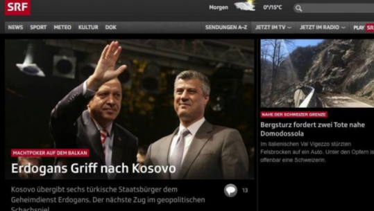TV shtetëror i Zvicrës: Erdogan fut në kthetra Kosovën