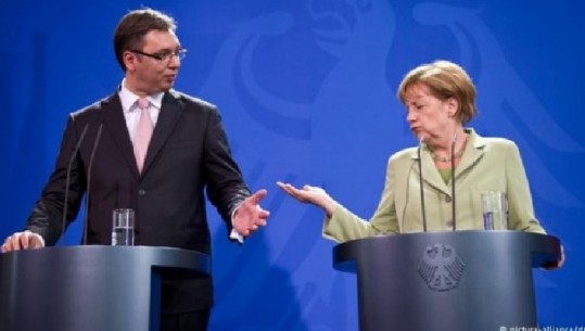 Vuçiç sërish në Berlin, takim me Merkel, ja çfarë do t'i propozojë për Kosovën