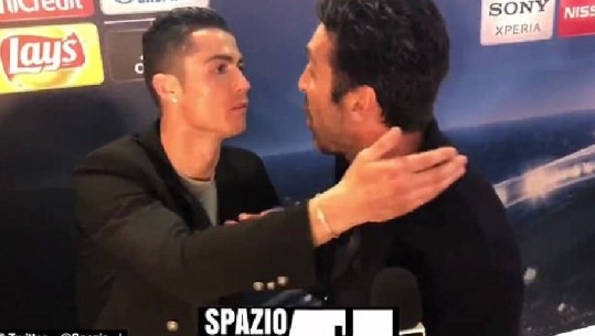 VIDEO/ Përqafimi Ronaldo-Buffon, gjesti që po çmend rrjetin