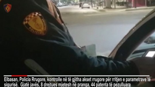 Me shpejtësi dhe të dehur, 8 shoferë të arrestuar në Elbasan dhe rreth një mijë gjoba