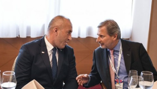 Haradinaj takon Johannes Hahn, kërkon  liberalizimin e vizave për Kosovën