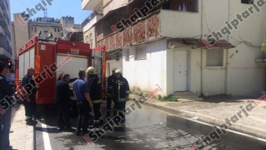 Zjarr në Vlorë, dy bombola gazi në flakë në ballkonin e një apartamenti
