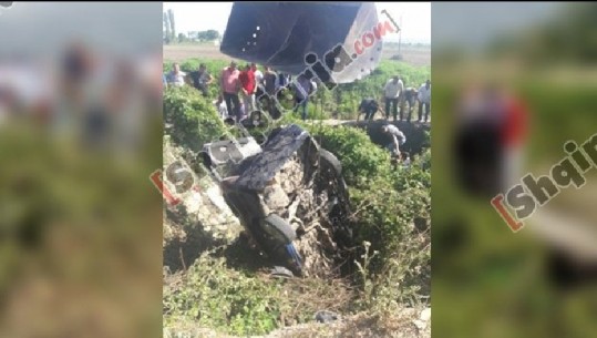 Aksident tragjik në Kurbin, makina bie në kanal, humbin jetën tre të rinj/FOTO+VIDEO