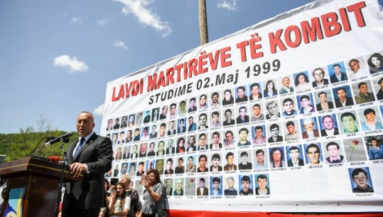 Haradinaj përkujton viktimat e masakrës së Studimes: Kosova ka dhënë shumë për paqen
