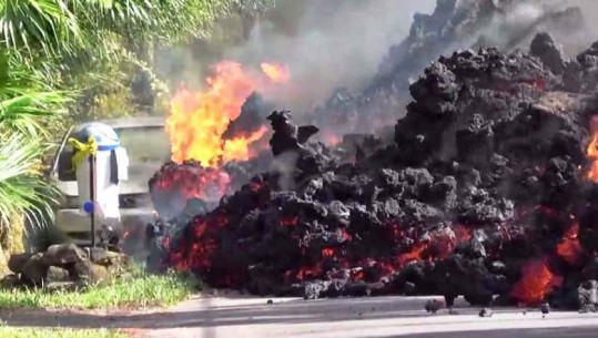 Pamje të frikshme, llava e vullkanit në Hawai pushton vendin/FOTO+VIDEO