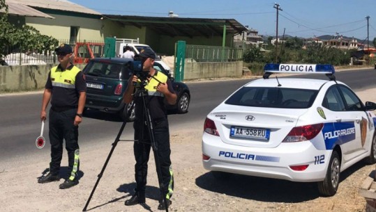 Policia Rrugore Lezhë/ Masa për parandalimin e aksidenteve, 316 gjoba në fundjavë  