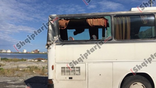 Rrëshqitje gurësh në aksin Shëngjin-Lezhë, goditet autobusi i punëtorëve, lëndohen dy vajza/VD