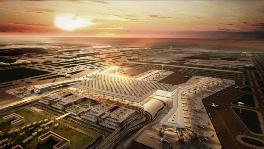Aeroporti i ri i Stambollit do të jetë margaritari i Turqisë