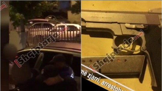VIDEO/Lëvizte i armatosur, policia kap në flagrancë 24-vjeçarin nga Vlora/EMRI