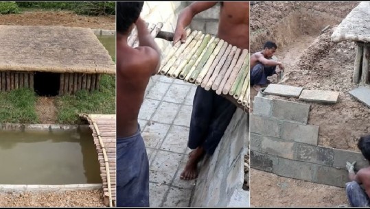 Dy të varfërit ndërtuan pishinën me duart e tyre dhe i dhanë një mësim të madh gjithë botës (Video)