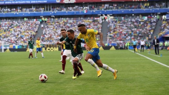 Brazili thyen rekordin e golave të Gjermanisë, Meksika ngec në “stacion”