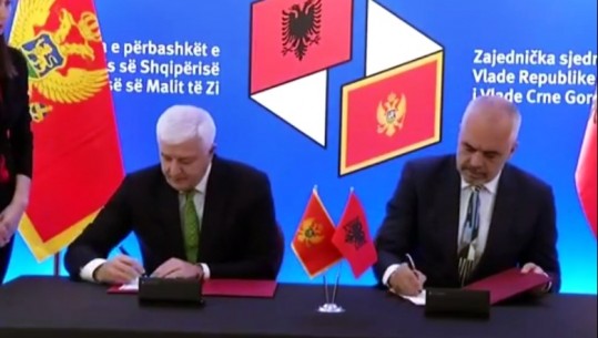 Mbledhja e dy qeverive, Rama nënshkruan marrëveshjet me Markoviç