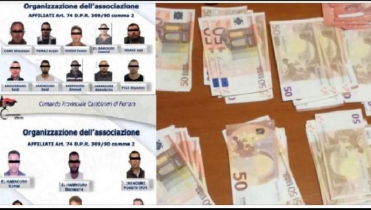 Banda e kokainës në Itali, zbulohen emrat e 10 shqiptarëve të arrestuar/ FOTO