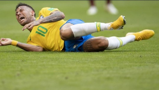  14 minuta i shtrirë në fushë, asnjë si Neymar në këtë Botëror