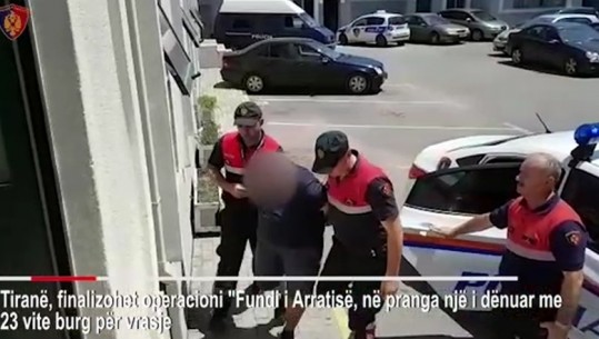 VIDEO/10 vite në kërkim për vrasje, fshihej me dokumente false, arrestohet në Tiranë/ EMRI