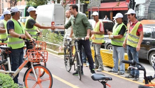 Tirana zgjeron rrjetin e korsive të dedikuara për biçikletat, trefishohen përdoruesit