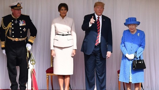 FOTO/Trump, presidenti i 12 amerikan që pritet nga mbretëresha Elizabeth II