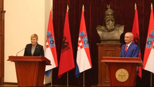 Meta flet për kufirin detar me Greqinë, Presidentja kroate: Shqiptarët, miqtë tanë në kohë të vështira