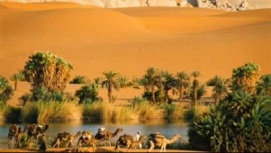 Studim/Saharaja ka qenë e populluar dhe e mbuluar me gjelbërim
