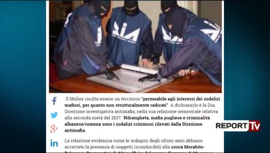 Raporti i Antimafias italiane: Bandat shqiptare, ndër tre më të rrezikshmet