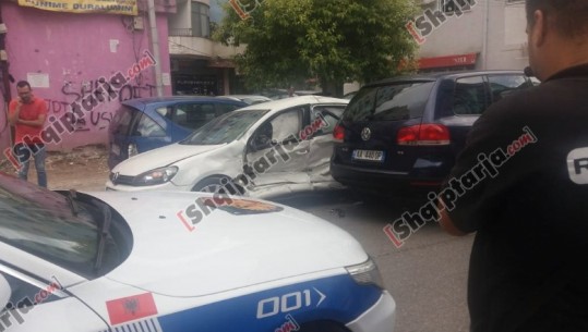 Aksident në Tiranë, përplasen dy automjete te Komuna e Parisit/ VIDEO+FOTO