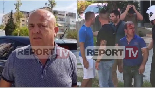 Vlorë, biznesmeni nga Elbasani përplasje fizike para gjykatës me ish-ortakun e gurores për rrugën/ Report Tv sjell pamjet