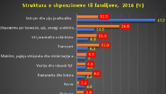 Studimi/ Eurostat: Shqiptarët i shpenzojnë paratë për të mbijetuar, europianët për t’u argëtuar