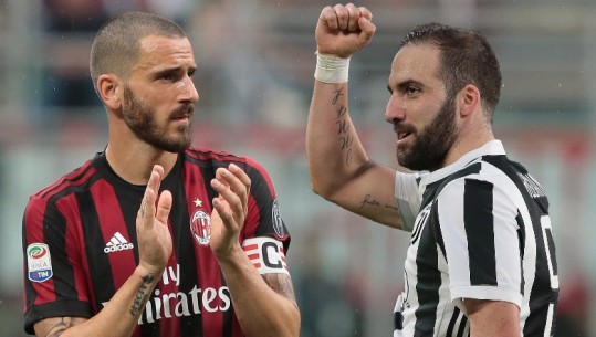 Marrëveshje e arritur: Bonucci rikthehet tek Juventus, Higuain e Caldara te Milan