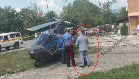 Me kostum dhe kollare,  ky është dhëndri “fatkeq” në Korçë, i rrëzohet helikopteri ditën e dasmës