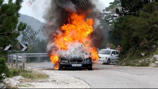  “Benz-i” shkrumbohet në Llogora, pësoi defekt në ecje e sipër (VIDEO+FOTO)