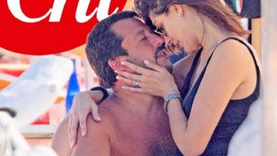 Matteo Salvini 'kapet mat' me prezantuesen e njohur, puthje dhe përkëdhelje në plazh (FOTO)