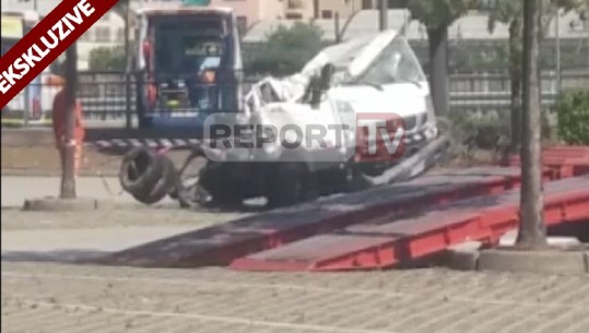 Nxirret nga rrënojat në Genova, kjo është kamionçina brenda së cilës humbën jetën Marjus dhe Admiri (FOTO-VIDEO)